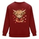 thumbnail image 5 of Ceisia Men's Regular-Fit Crew-Neck Heart-Yak Printed Casual Sweatshirt Gift, 5 of 6