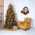 thumbnail image 4 of WMGHA 3D Snowman Breaking Through Wall Decals - PVC Adhesive Holiday Window Stickers for Kids' Rooms, Festive Christmas Wall Art for Living Room and Home Decor, 4 of 5