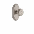 thumbnail image 5 of Grandeur Bouton Door Knob with Arc Plate, 5 of 6