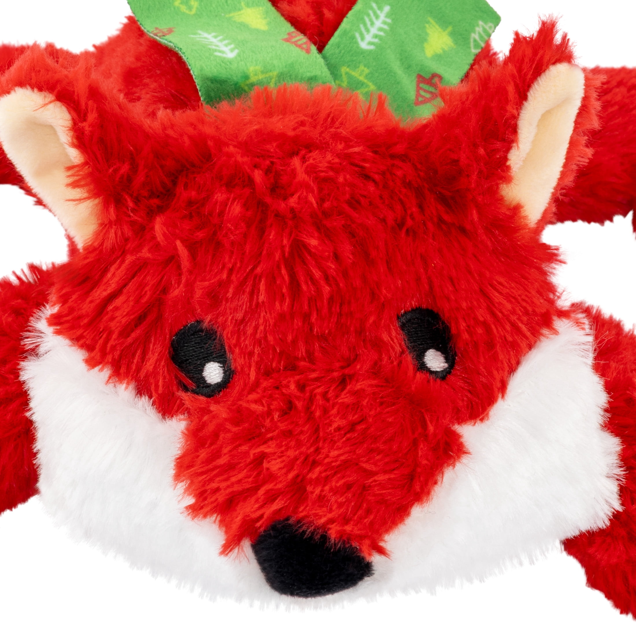 KONG® Holiday Cozie™ Dog Toy, Fox, Red, Medium