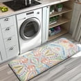 thumbnail image 3 of Multicolor Paisley Pattern Kitchen Rug Mat,Kitchen Runner Rugs Non Skid Washable,Decorative Kitchen Floor Mats for Kitchen,Sink,Laundry,17"x47.2", 3 of 7