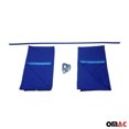 thumbnail image 6 of OMAC 63" x 71" Cab Divider Van Cabin Curtain Campervan Kit, Dark Blue, 6 of 10