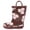 Burgundy Floral, variant on Boys Rain Boots, Yellow Construction, 6 Toddler