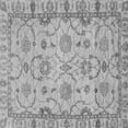 thumbnail image 1 of Ahgly Company Machine Washable Indoor Square Oriental Gray Traditional Area Rugs, 4' Square, 1 of 4