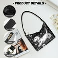 thumbnail image 6 of Kuiaobaty Dachshund Flowers Print Hobo Purse for Women Butterfly Print Shoulder Handbag with Smooth Zipper Lightweight Durable Underarm Sling Bag for Travel Black, 6 of 7