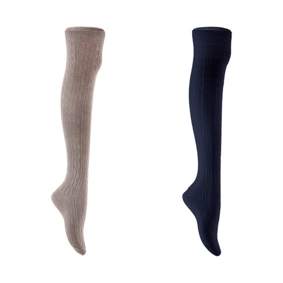 Lian LifeStyle Cute Big Girl's Women's 4 Pairs Cotton Crew Socks, HR1790 Size, (6-9) Color (Cream, Dark Grey, Blue, Yellow)