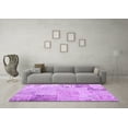 thumbnail image 3 of Ahgly Company Indoor Rectangle Patchwork Purple Transitional Area Rugs, 5' x 8', 3 of 4