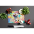 thumbnail image 5 of French Bulldog Hippie Dawg Glass Cutting Board Large 12 in x 15 in, 5 of 5
