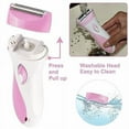 thumbnail image 6 of Epilator for Women, Electric Full Body Hair Removal, Cordless Rechargeable Womens Shaver & Trimmer Pink, 6 of 6