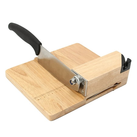 Kitchen Meat Biltong Slicer with Carbide Knife Sharpener with Cutting (Best Knife For Cutting Cooked Meat)