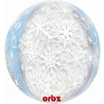 Snowflake Orbz Balloon 16"