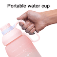 thumbnail image 3 of Bouteilles d'Eau, Bouteille d'Eau Réutilisable à Couvercle Rabattable pour les Amateurs de Sport et D\'entraînement Physique, 3 of 5