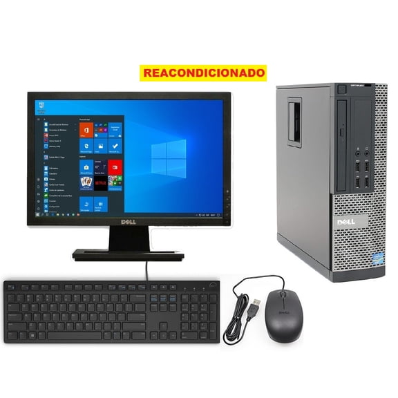 PC Dell DELL Optiplex 790 Intel Core i3-2a generacion - 8GB Ram 500GB HDD, MONITOR 17"- REACONDICIONADO