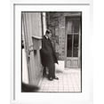 thumbnail image 2 of Art.com Christian Dior's Successor Yves Saint Laurent Standing Alone After Attending Dior's Funeral Photographic Print by Loomis Dean, White Frame Wall Art, 17" x 21", 2 of 5