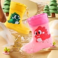 thumbnail image 4 of Otqutp Children's Drawstring Rain Boots Boys Baby Drawstring Rain Boots Girls Students Children's Sea Hunting Toddler Outdoor Water Shoes, 4 of 5