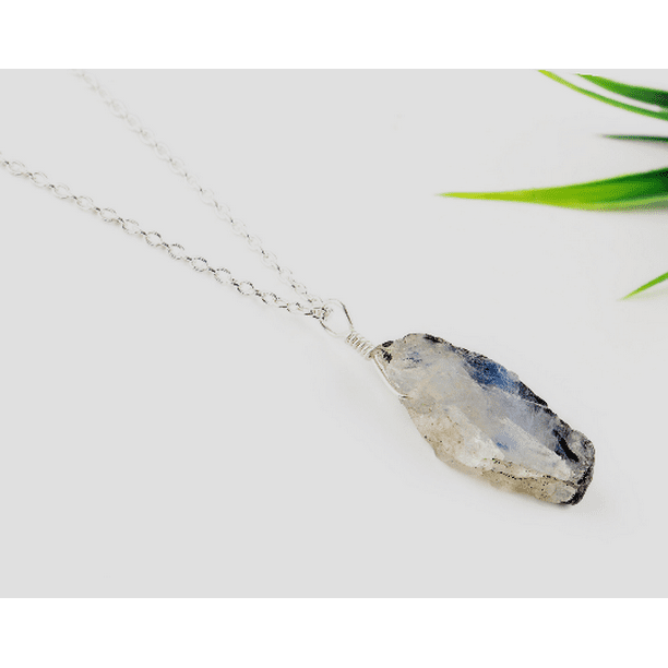 Evaluesell Natural Raw Black Tourmaline Pendant Necklace In 925 Sterling Silver For Women Personalized Gifts Walmart Com Walmart Com