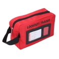 thumbnail image 4 of Oxford Polyester Lockout Tagout Storage Bag with Visible Nameplate - Heat & Wrinkle Resistant, Spacious Capacity for Safety Locks, Adjustable Hook & Loop Back for Belt Attachment, Secure Zip Closure, 4 of 7