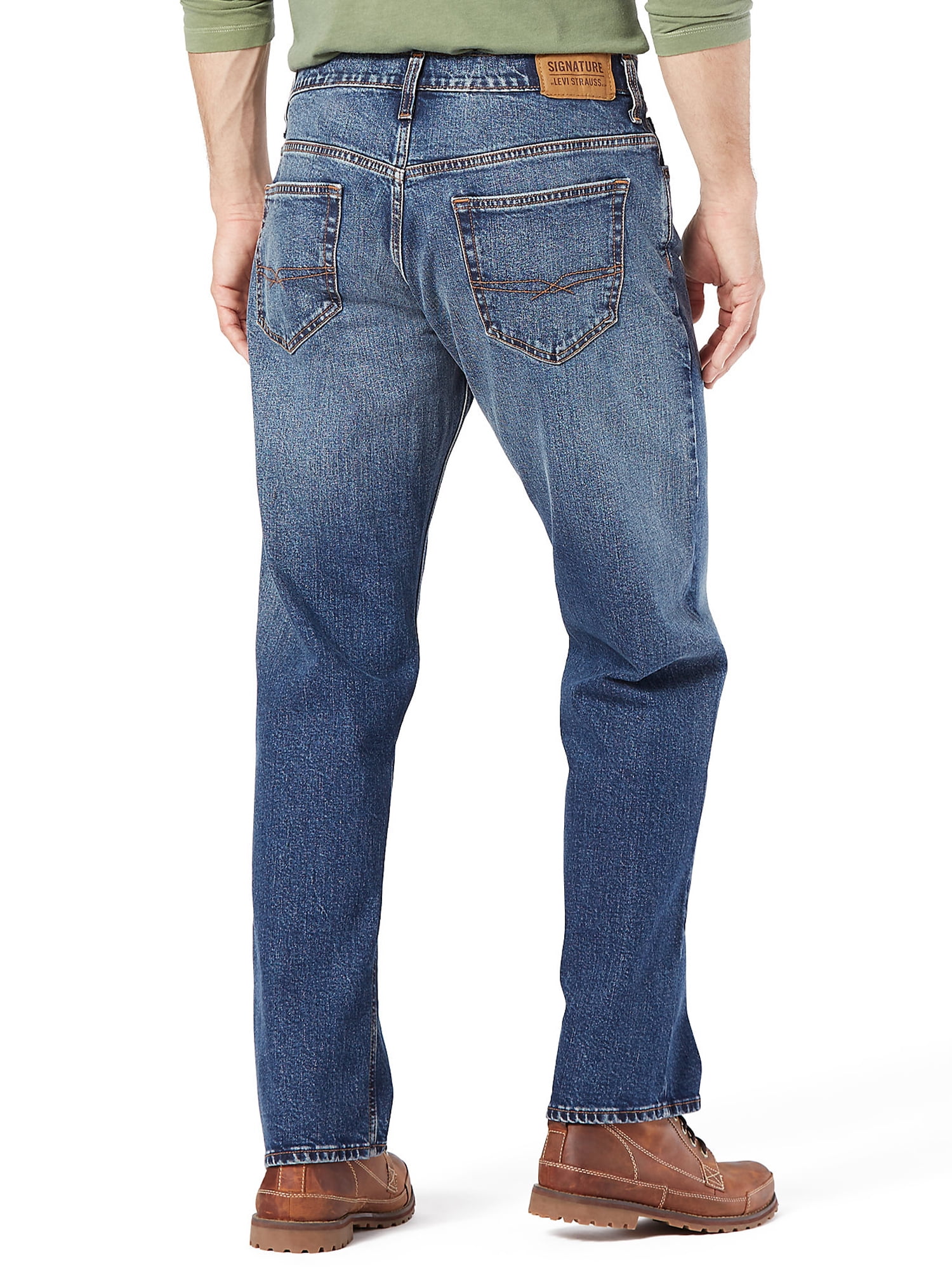 Levi Strauss Signature Men's and Big and Tall Loose Fit Jeans