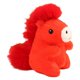 thumbnail image 1 of Figura de peluche de caballo chino, mascota, escultura de recuerdo Rojo, 1 of 9