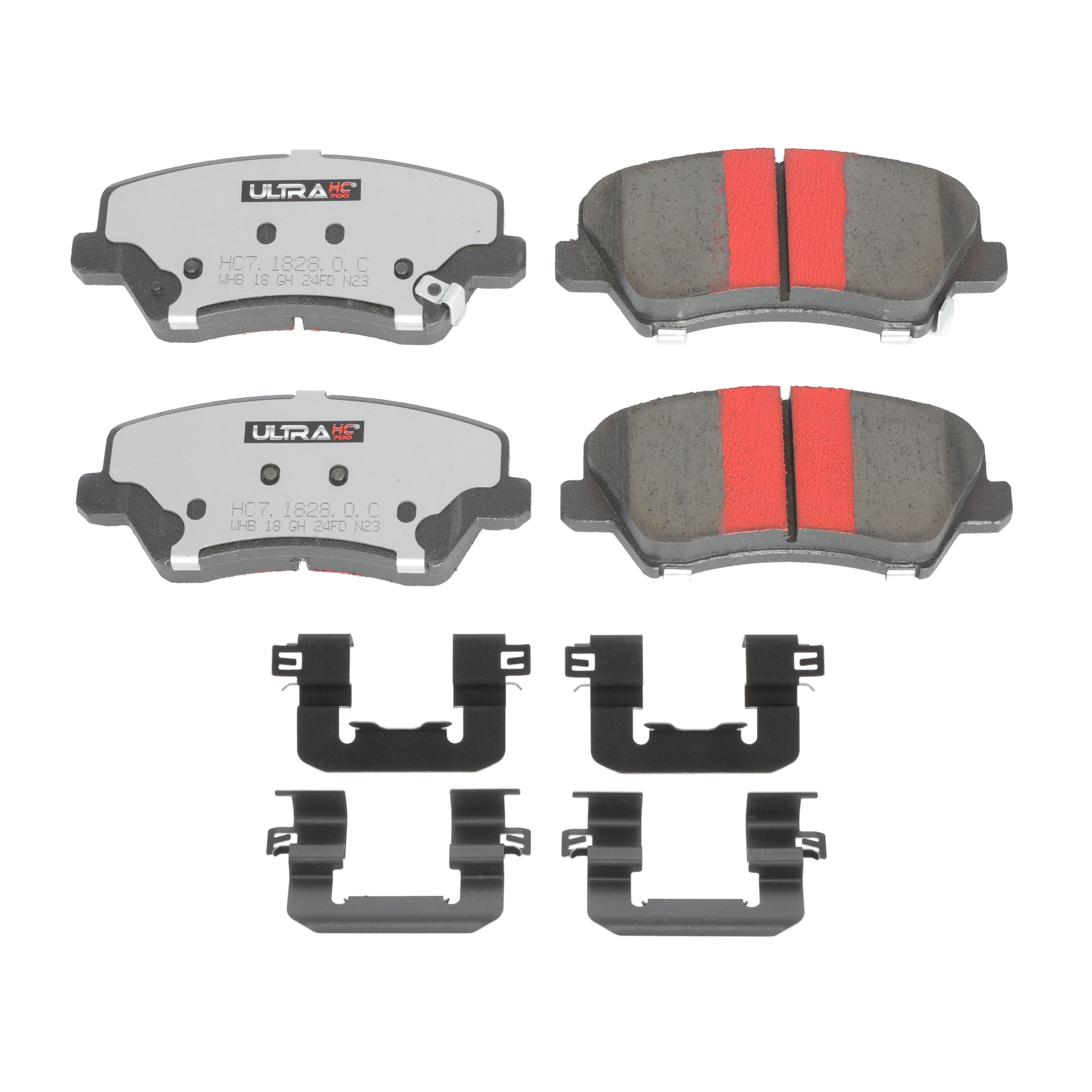 UltraHC 700 Brake Pad Set, Front HC7.1828.0.C, Hyundai Veloster 2021-2019