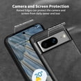 thumbnail image 3 of X-level Google Pixel 8 Case, Anti-Scratch Premium PU Leather Soft TPU Bumper Shockproof Protective Phone Cover Case for Google Pixel 8 (Black), 3 of 7