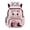 Cat and Daisy Music Pattern, variant on Waterproof Bookbag for Scuola Middle School, 600D Polyester multi-tasche College Students Backpacks, Cute Nerd Capybara Pattern