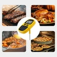thumbnail image 2 of Digital Meat Thermometer, Instant Read Food Thermometer with Clip, Cooking Thermometer for Home and Kitchen, Outside, Smoker Yellow 9.5in, 2 of 6