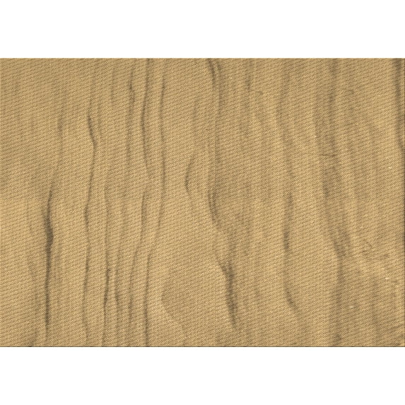 Ahgly Company Machine Washable Indoor Rectangle Transitional Orange Area Rugs, 4' x 6'