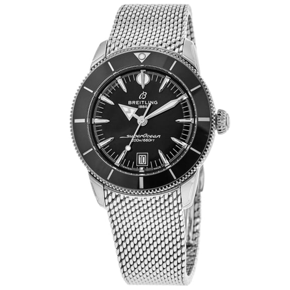 Breitling Superocean Heritage B31 Automatic 42 Black Dial Stainless Steel Men's Watch AB3111241B1A1