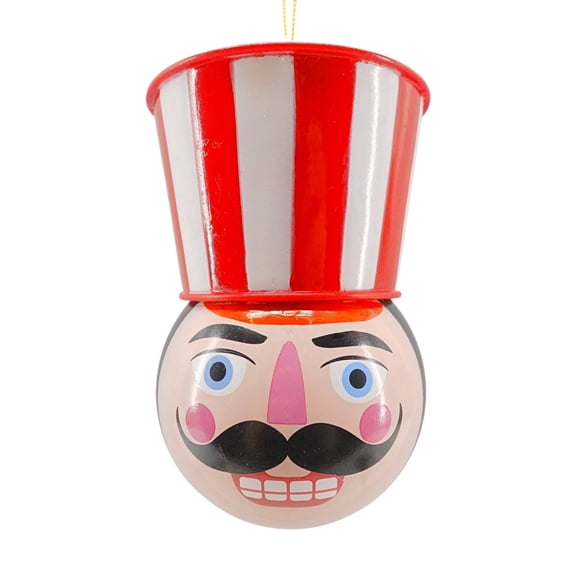 Multicolor Nutcracker Head Christmas Ornament, 5", by Holiday Time