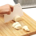 thumbnail image 2 of 2pcs Cake Scraper Cookie Biscuit Dough Spatula Chopper scraper cake spatula dough PP Plastic Baking Scraper Kitchen Bakery Tool, White, 2 of 8