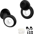 thumbnail image 1 of Almohadillas de silicona reutilizables, flexibles y ultrasuaves. El juego incluye 6 pares de almohadillas de silicona en tallas S, M y L, y son de color negro., 1 of 5