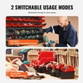 thumbnail image 3 of 48-Bin Wall Mounted Storage Organizer with Panels for Garage Shop Tool Parts Screws Nuts Bolts, 3 of 8