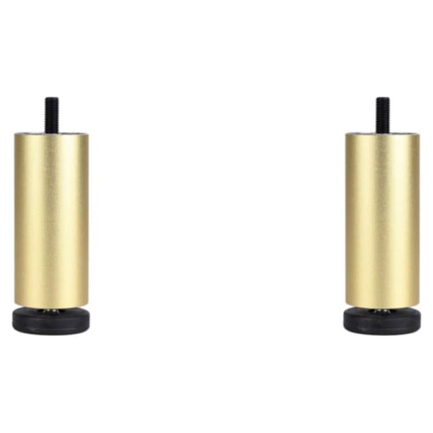 Bearachild Reemplazo fácil con patas de muebles elegantes y ecológicas únicas para gabinetes y alacenas Patas de para muebles doradas 18 dorado 18 cm, 1 2piezas