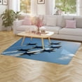 thumbnail image 3 of Blue Angels Flight Soft Comfy Area Rugs Carpet Suitable Flannel for Living Room Kitchen Bedroom Laundry Room Home Decorations, 3 of 6