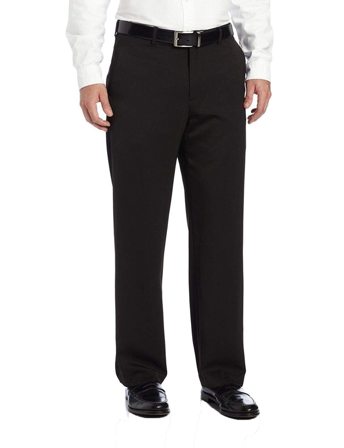 izod men's performance stretch straight dress pant