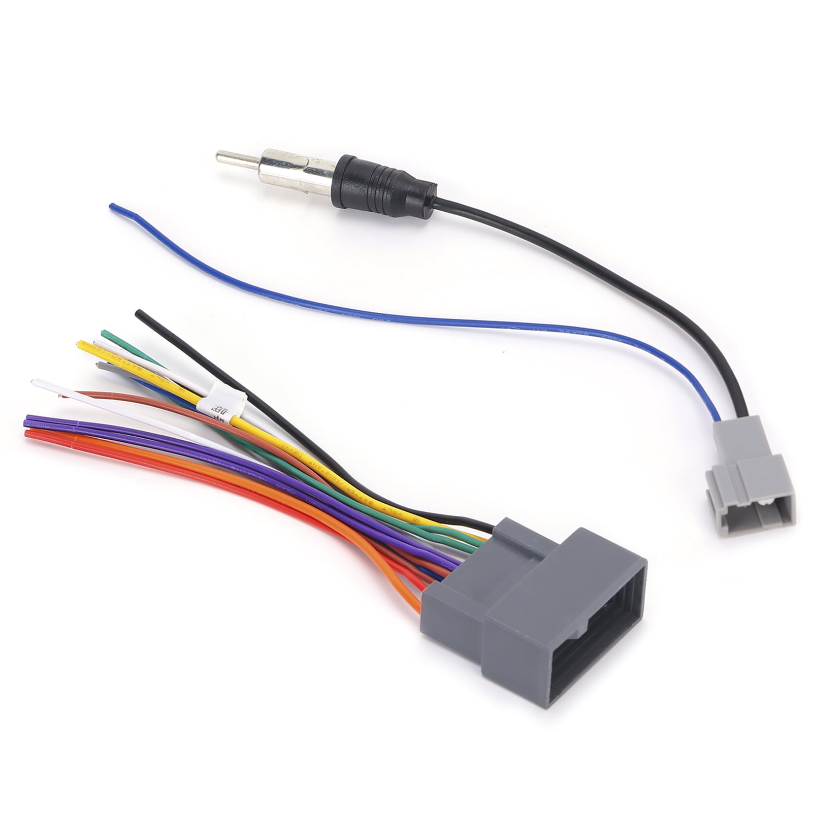 16-Pin Car Stereo Power Harness & Antenna Adapter For Honda Fit, City, Greiz, Insight 2010-2014 - Plug And Play