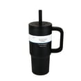 thumbnail image 4 of Mainstays 20 oz Stainless Steel Double Wall Tumbler , Straw Lid, Black, 4 of 7
