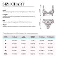 thumbnail image 4 of Kdxio Poodle Dog Print Women's 2 Piece High Waisted Wrap Spaghetti Strap Summer Swimsuit Bikini Set-, 4 of 7