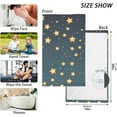 thumbnail image 3 of Dreamtimes Stars Sky Patterned Hand Towels 2 PCS, Cotton Bath Towel for Drying Face Hands Body Decorative Water Absorbent Lightweight Towels for Bathroom Ktichen Travel Gym,16"x28", 3 of 7