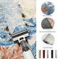 thumbnail image 5 of Small Round Rug 3Ft, Blue Red Seahorse Coastal Non-Slip Washable Circle Rugs Carpet, Summer Beach Coral Nautical Vintage Indoor Outdoor Rug Floor Mats Throw Runner for Bedroom Living Room Bathroom, 5 of 8