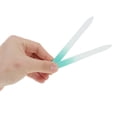 thumbnail image 4 of Unique Bargains 4 Pcs Round Head Glass Multifunctional Nail File Manicure Tool Green, 4 of 7