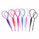 thumbnail image 3 of Guardurnaity 2 uds accesorios mágicos para el cabello buen DIY peinado para el cabello decoración de plástico para el cabello para mujeres Cuidado del cabello Rosa roja Guardurnaity CE0636-05B, 3 of 6