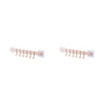 thumbnail image 1 of Colgador de baño Advancent ABS Rosa 2piezas giratorio 180 grados 6 ganchos, 1 of 6