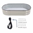 thumbnail image 2 of Oval Stainless Steel Raised Garden Bed Kit Easy Installation and Stable  to Use Open Base Design for Flower and Vegetable Planting, 2 of 7