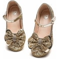 thumbnail image 4 of Girl's School Uniform Shoes Mary Jane Flats Low Heel Party Wedding Dress Shoes (Toddler/Little Kid/Big Kid), 4 of 7