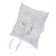 thumbnail image 1 of Almohadilla de de Satinado con Cinta con Perlas Artificiales Blanco Decoración de Cama de Sunnimix Almohada de anillo, 1 of 8