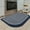 Blue, variant on SIXHOME 2-Piece Non-Slip Kitchen Rugs, Washable Twill Half Circle Mats 20"x32" & 20"x47", Black for Sink, Laundry
