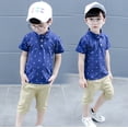 thumbnail image 2 of Ropa para niños Polo de niño con estampado de anclaje Traje de niño para niño de manga corta Primave Abanopi Ropa, 2 of 7