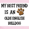 thumbnail image 2 of CafePress - My Best Friend Is An OLDE ENGLISH BULLDOG Infant B - Baby Light Bodysuit, Size Newborn - 24 Months, 2 of 4
